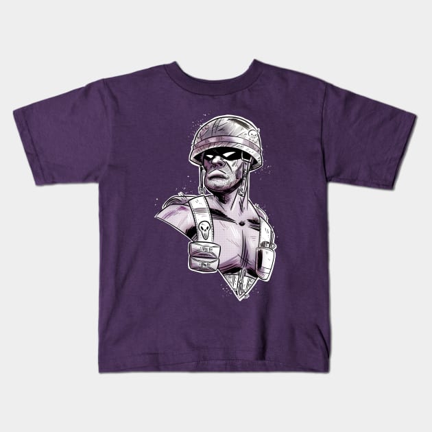 Ghost Soldier Kids T-Shirt by Mason Comics